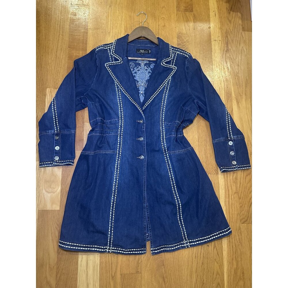 Emroidered Denim Jacket - Picture 2 of 13